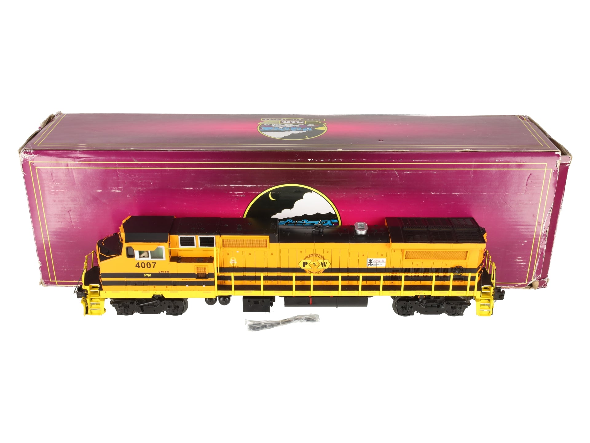 MTH 20-20913-1 O Providence & Worcester Dash 8-40BW Diesel #4007 w/ PS3 LN/Box