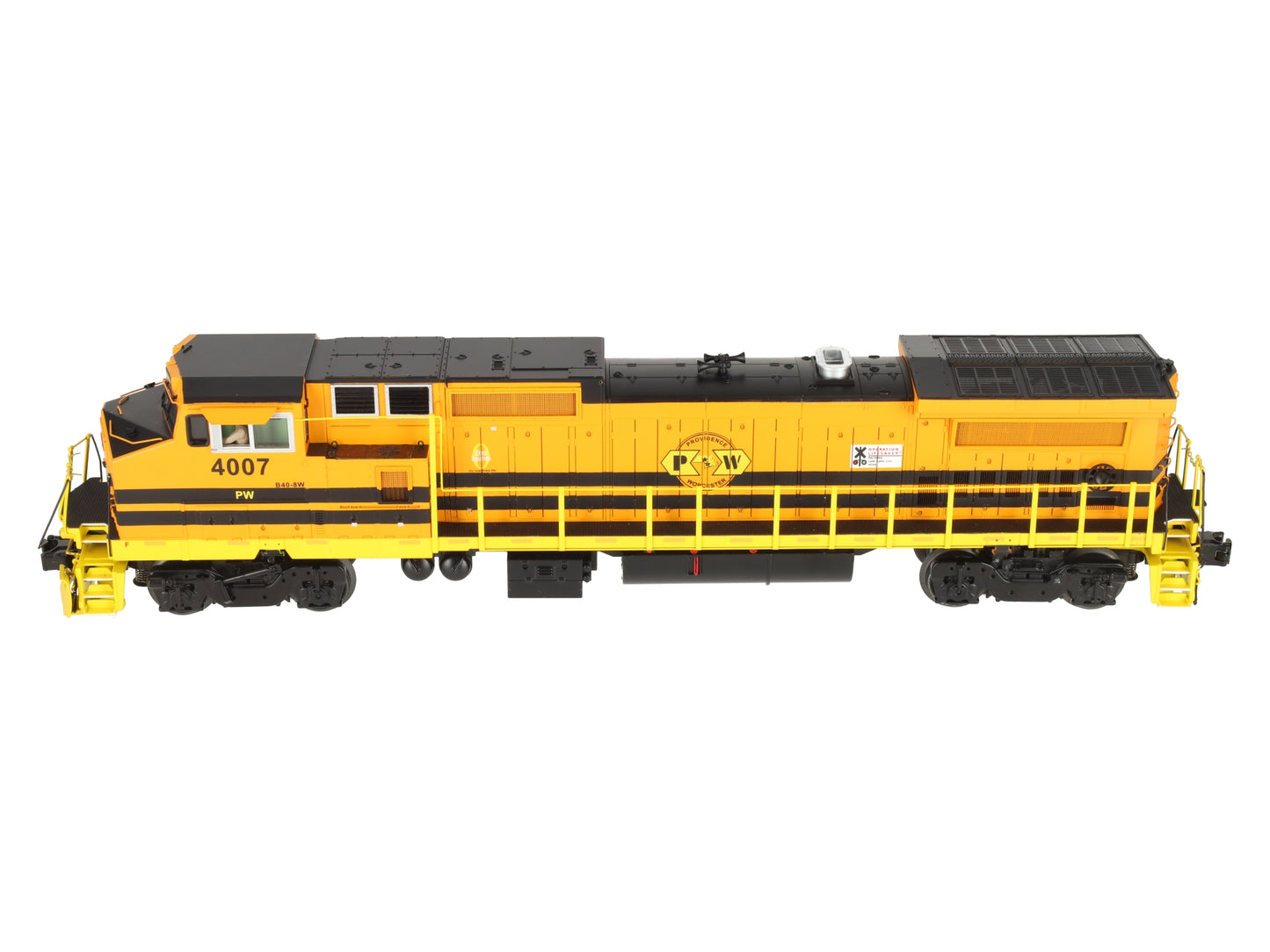 MTH 20-20913-1 O Providence & Worcester Dash 8-40BW Diesel #4007 w/ PS3 LN/Box