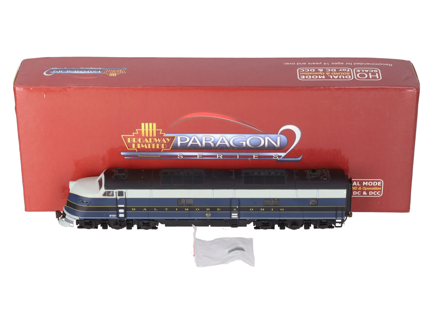 Broadway Limited 2335 HO Baltimore & Ohio EMD E6A Paragon2™ #63 VG/Box