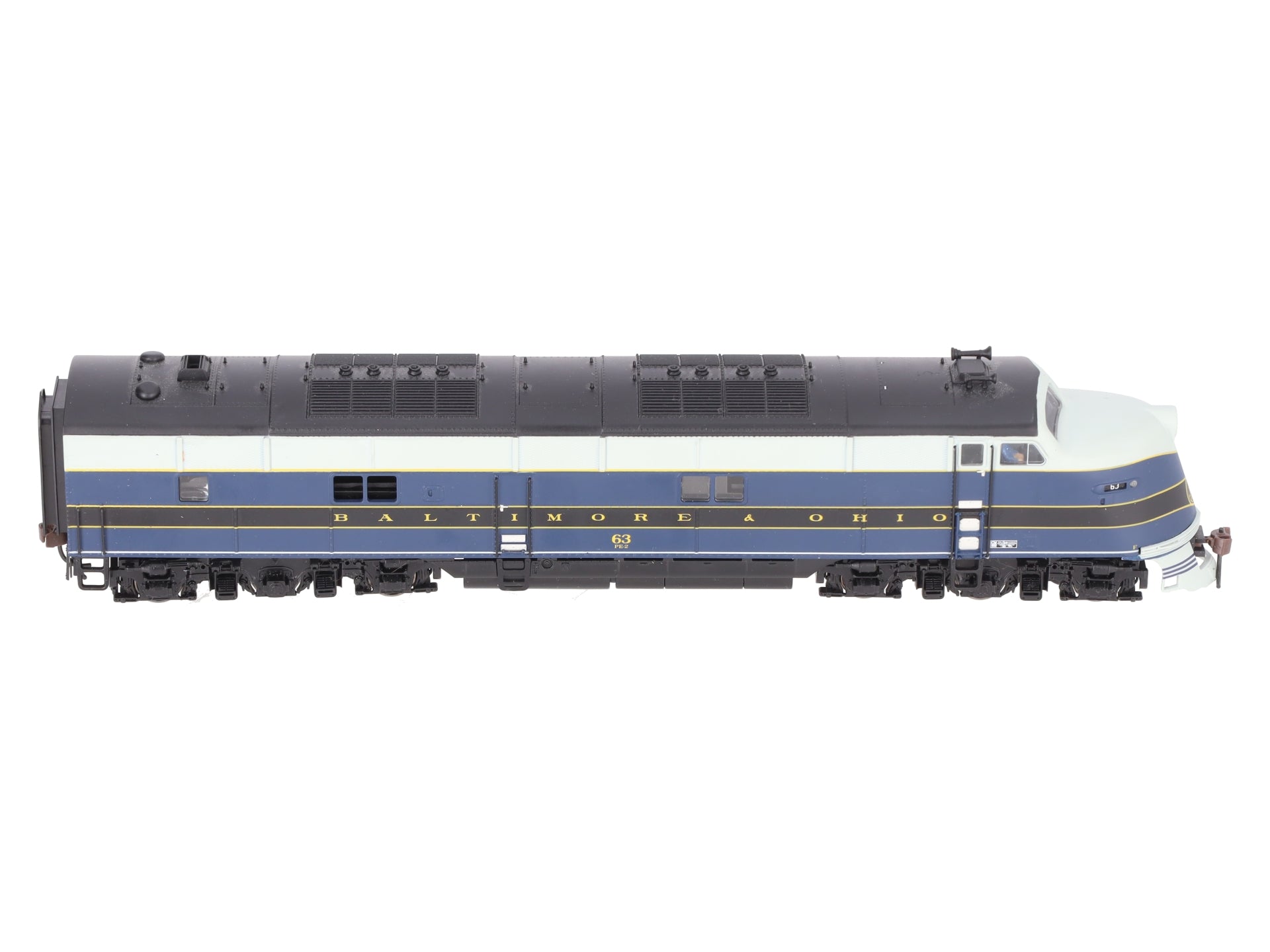 Broadway Limited 2335 HO Baltimore & Ohio EMD E6A Paragon2™ #63 VG/Box