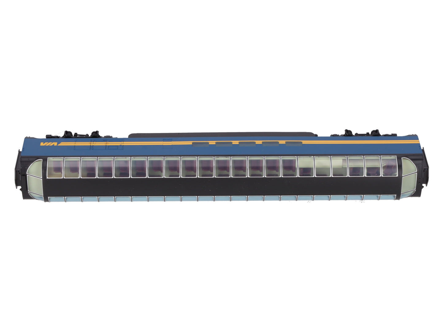 Walthers 932-6883 HO Scale VIA Pullman-Standard Super Dome Car EX/Box