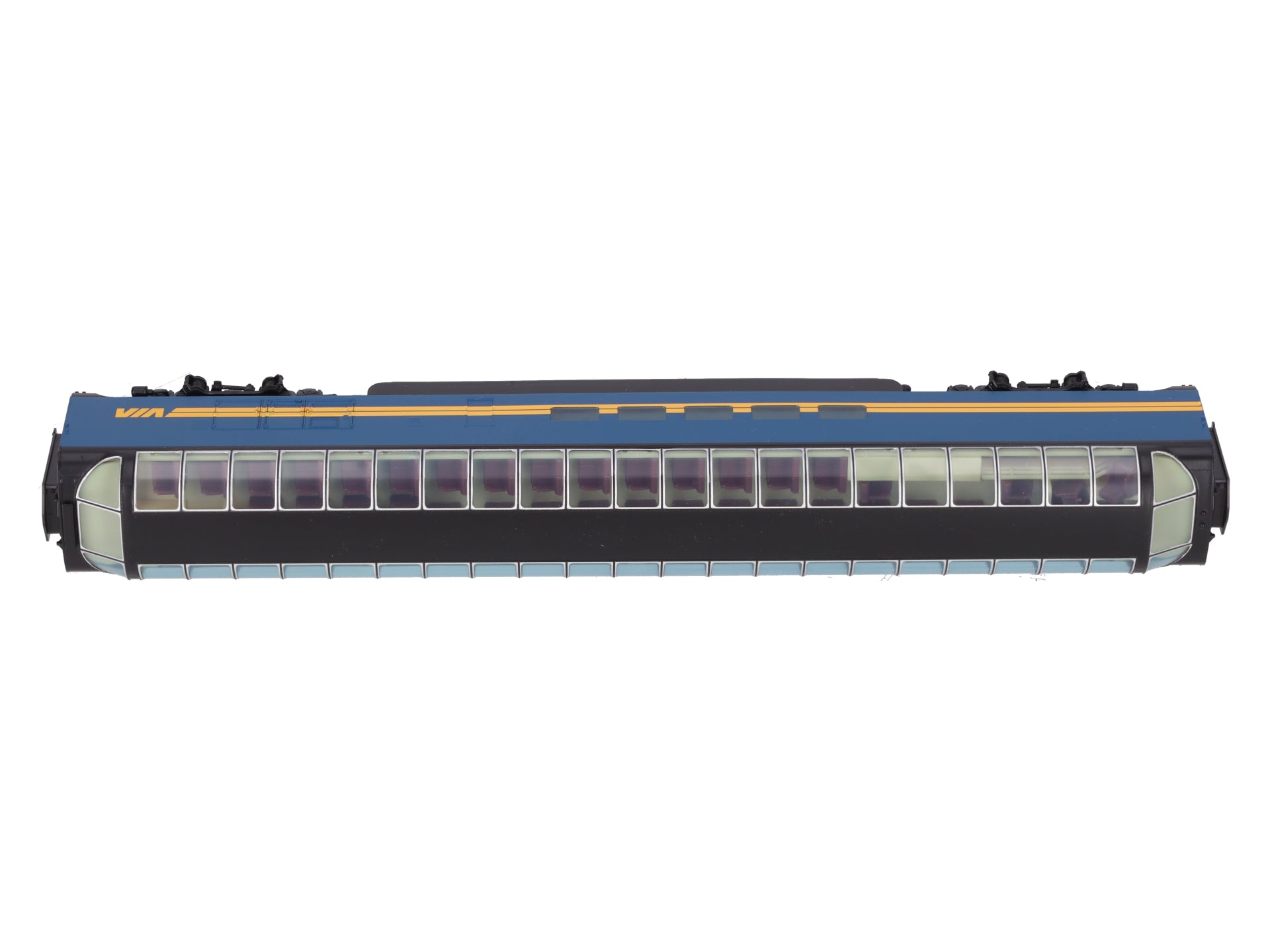 Walthers 932-6883 HO Scale VIA Pullman-Standard Super Dome Car EX/Box