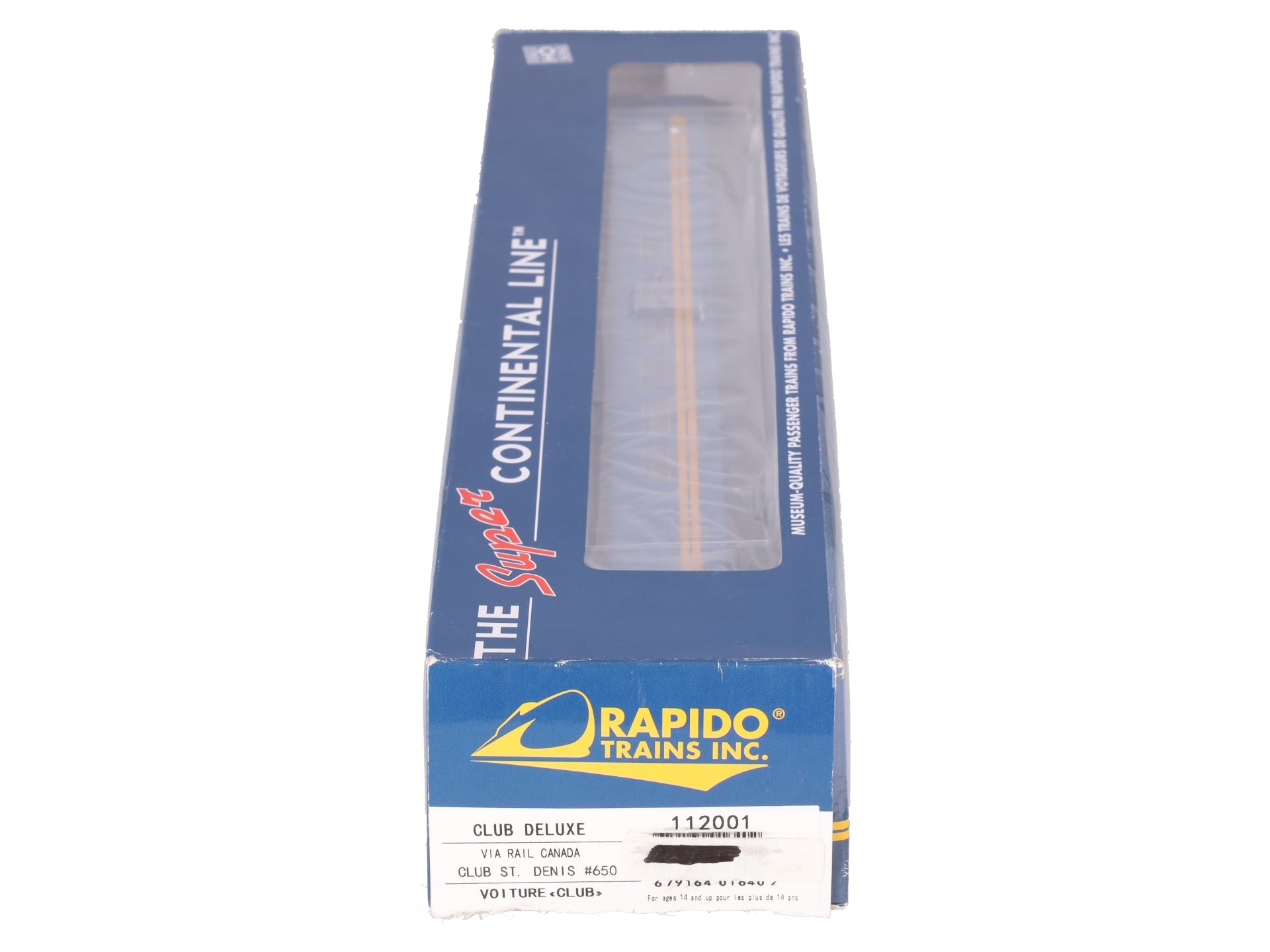 Rapido Trains 112001 HO VIA Rail Canada Club Galley, Lighted, Assembled #650 LN/Box