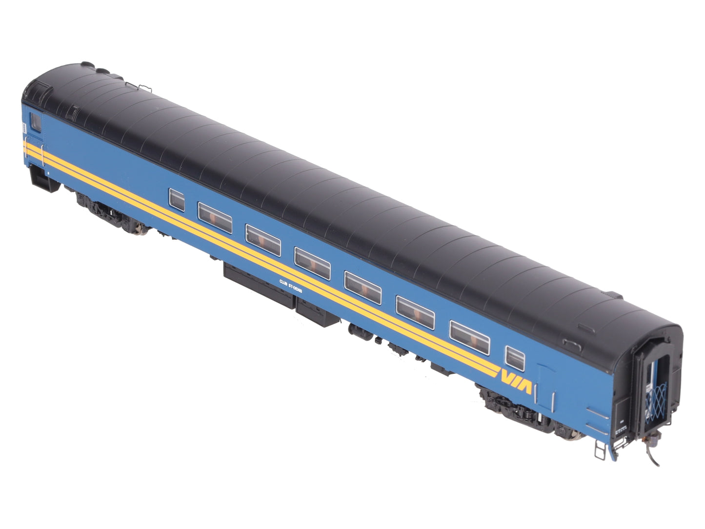 Rapido Trains 112001 HO VIA Rail Canada Club Galley, Lighted, Assembled #650 LN/Box