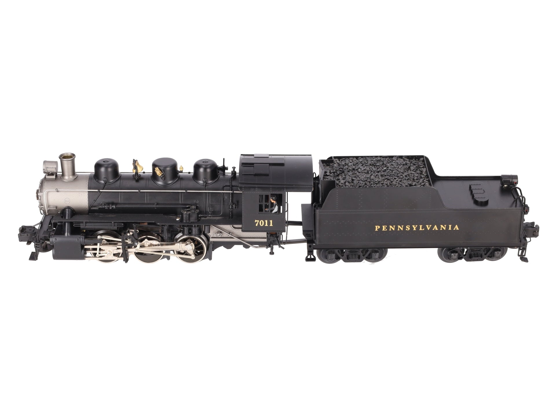 Weaver 7011 O Gauge Pennsylvania 0-6-0 Steam Switcher & Tender #7011 (3-Rail) EX