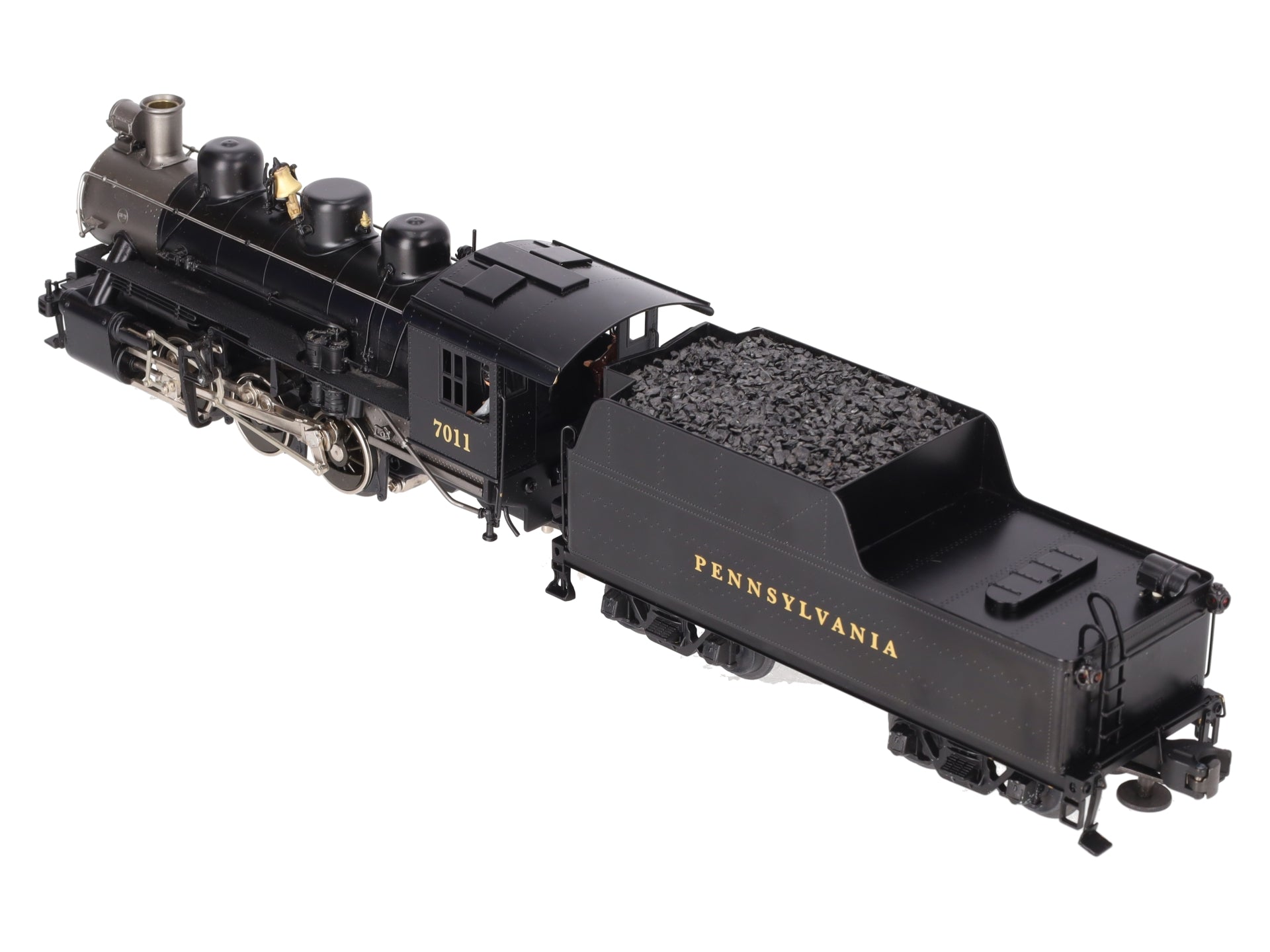 Weaver 7011 O Gauge Pennsylvania 0-6-0 Steam Switcher & Tender #7011 (3-Rail) EX