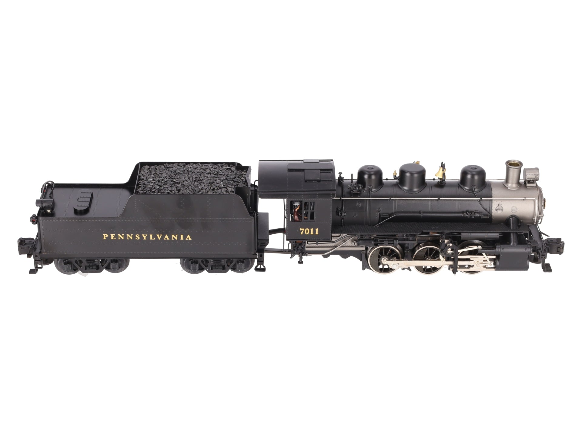 Weaver 7011 O Gauge Pennsylvania 0-6-0 Steam Switcher & Tender #7011 (3-Rail) EX