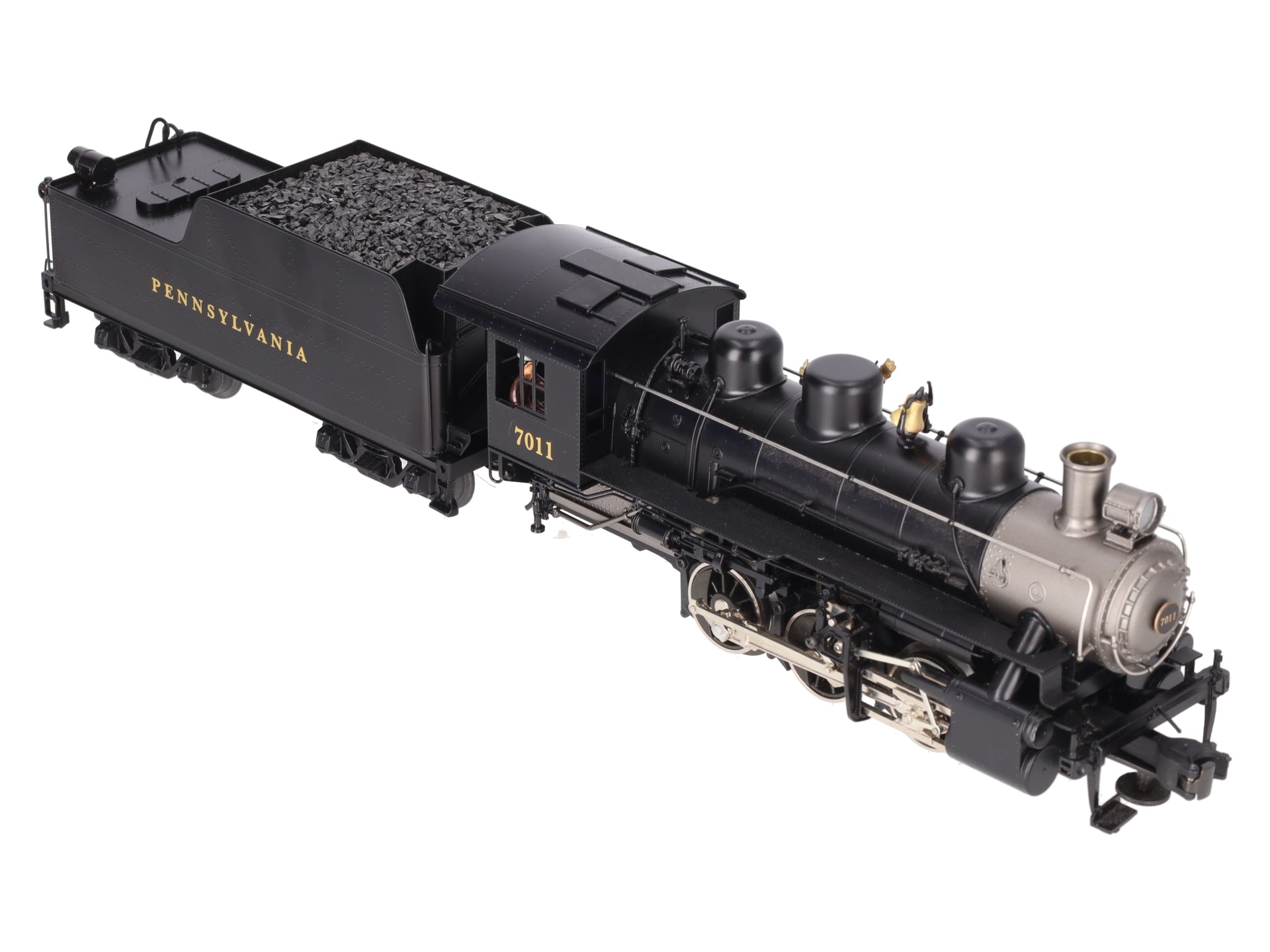 Weaver 7011 O Gauge Pennsylvania 0-6-0 Steam Switcher & Tender #7011 (3-Rail) EX