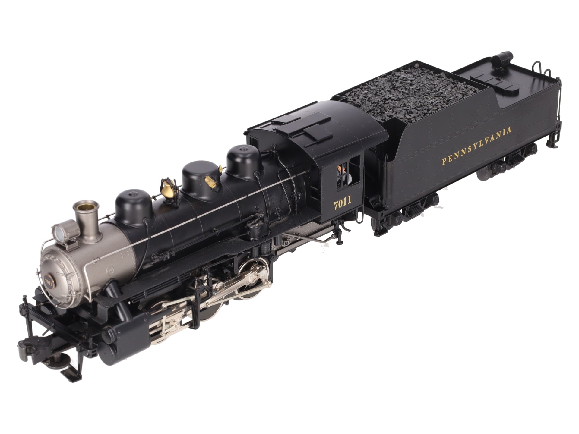 Weaver 7011 O Gauge Pennsylvania 0-6-0 Steam Switcher & Tender #7011 (3-Rail) EX