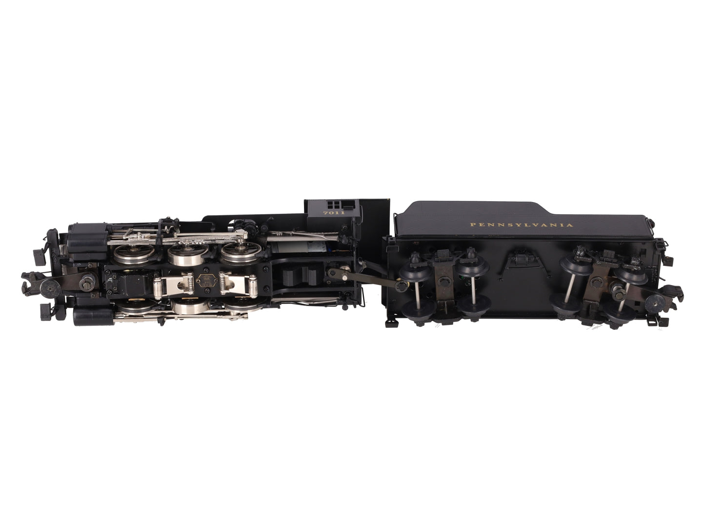 Weaver 7011 O Gauge Pennsylvania 0-6-0 Steam Switcher & Tender #7011 (3-Rail) EX