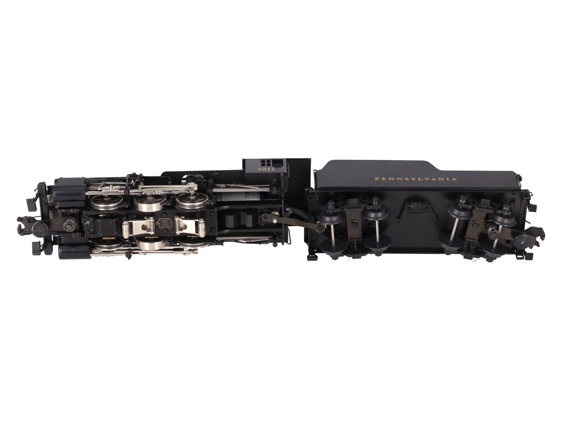 Weaver 7011 O Gauge Pennsylvania 0-6-0 Steam Switcher & Tender #7011 (3-Rail) EX