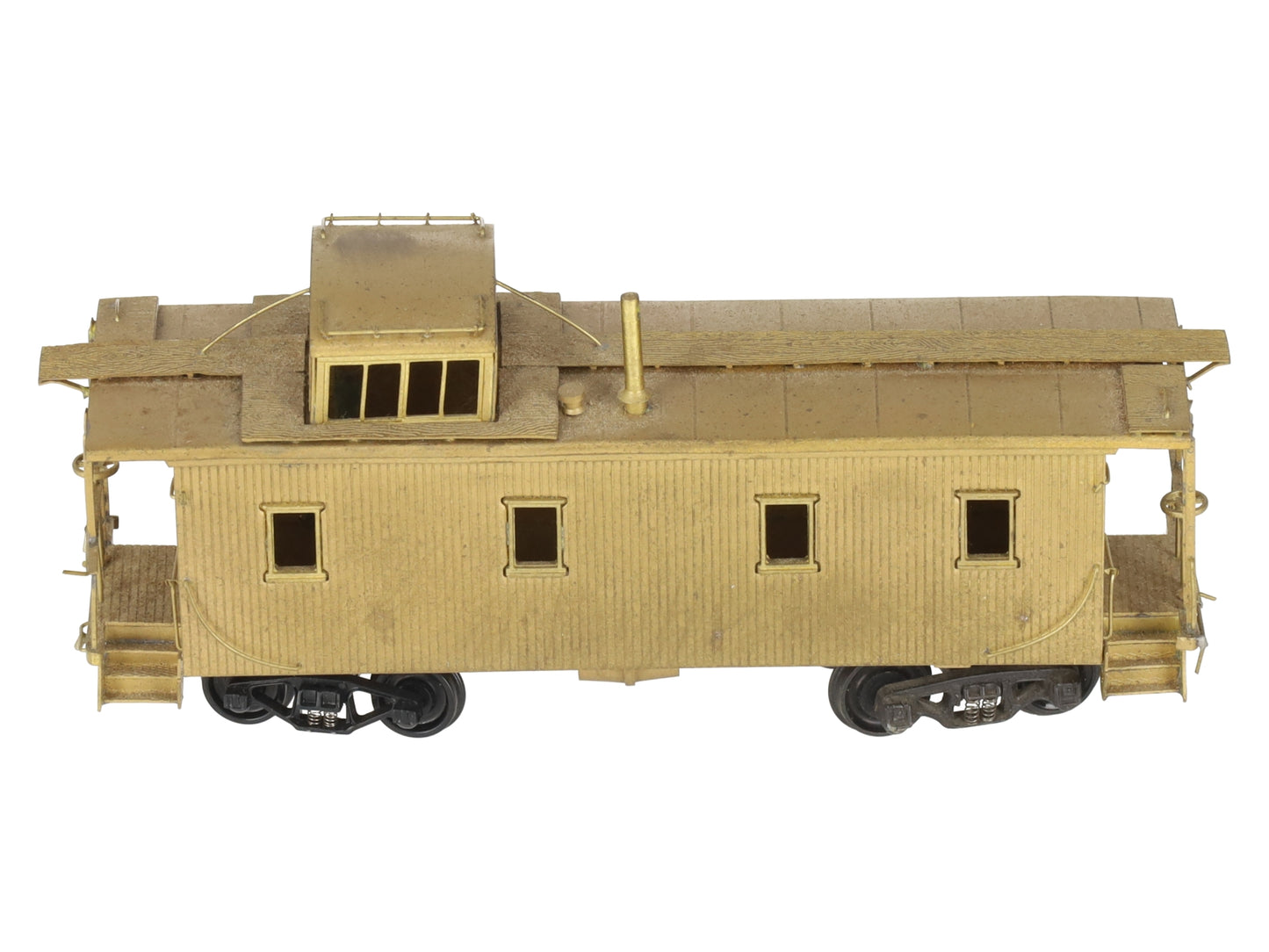 Hallmark Models HO Scale BRASS GM&O Wood Sheathed Caboose - Unpainted VG/Box