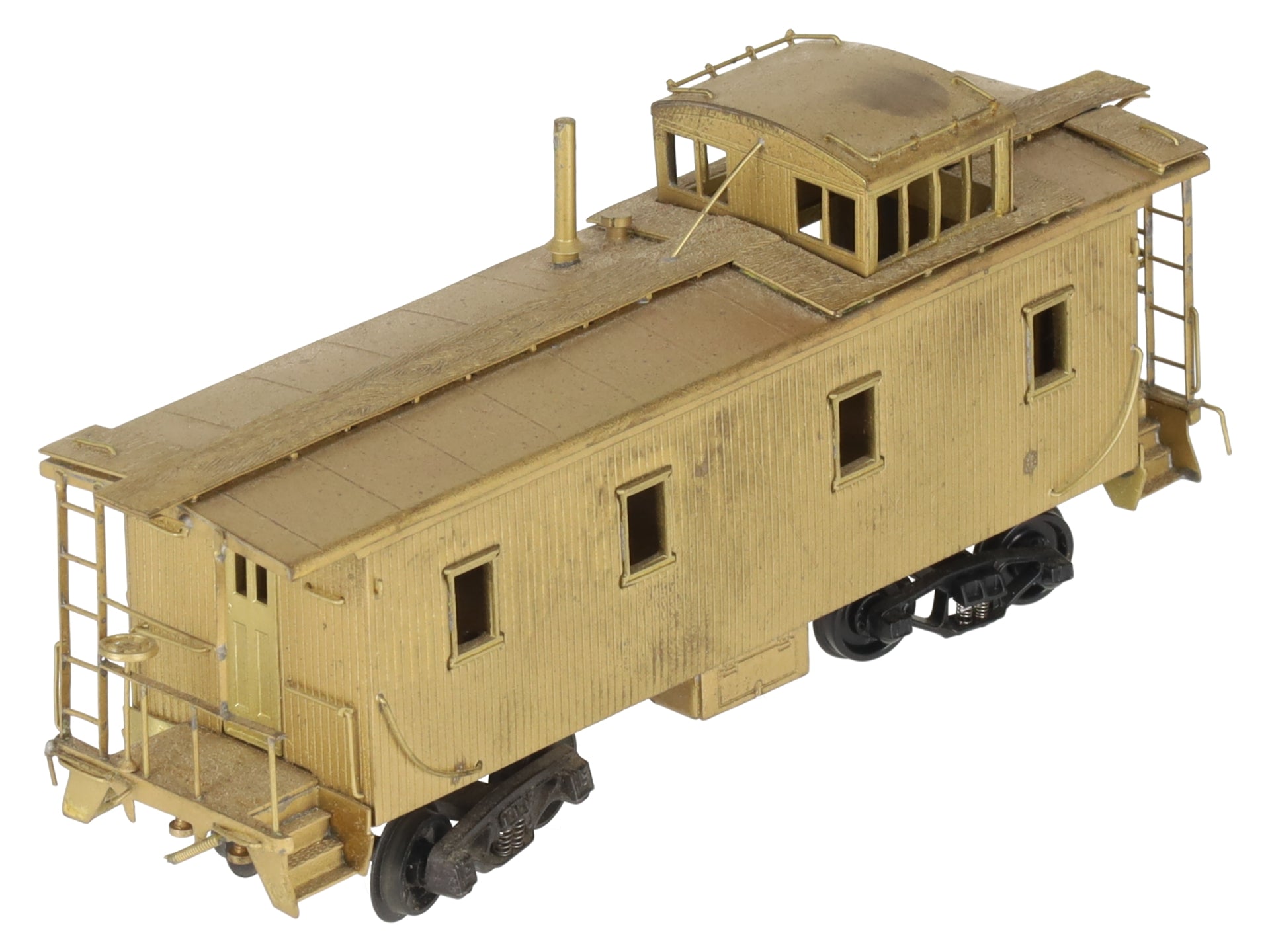 Hallmark Models HO Scale BRASS GM&O Wood Sheathed Caboose - Unpainted VG/Box
