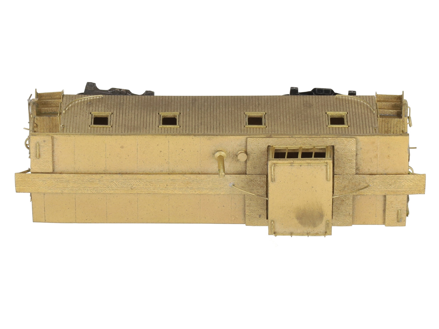 Hallmark Models HO Scale BRASS GM&O Wood Sheathed Caboose - Unpainted VG/Box