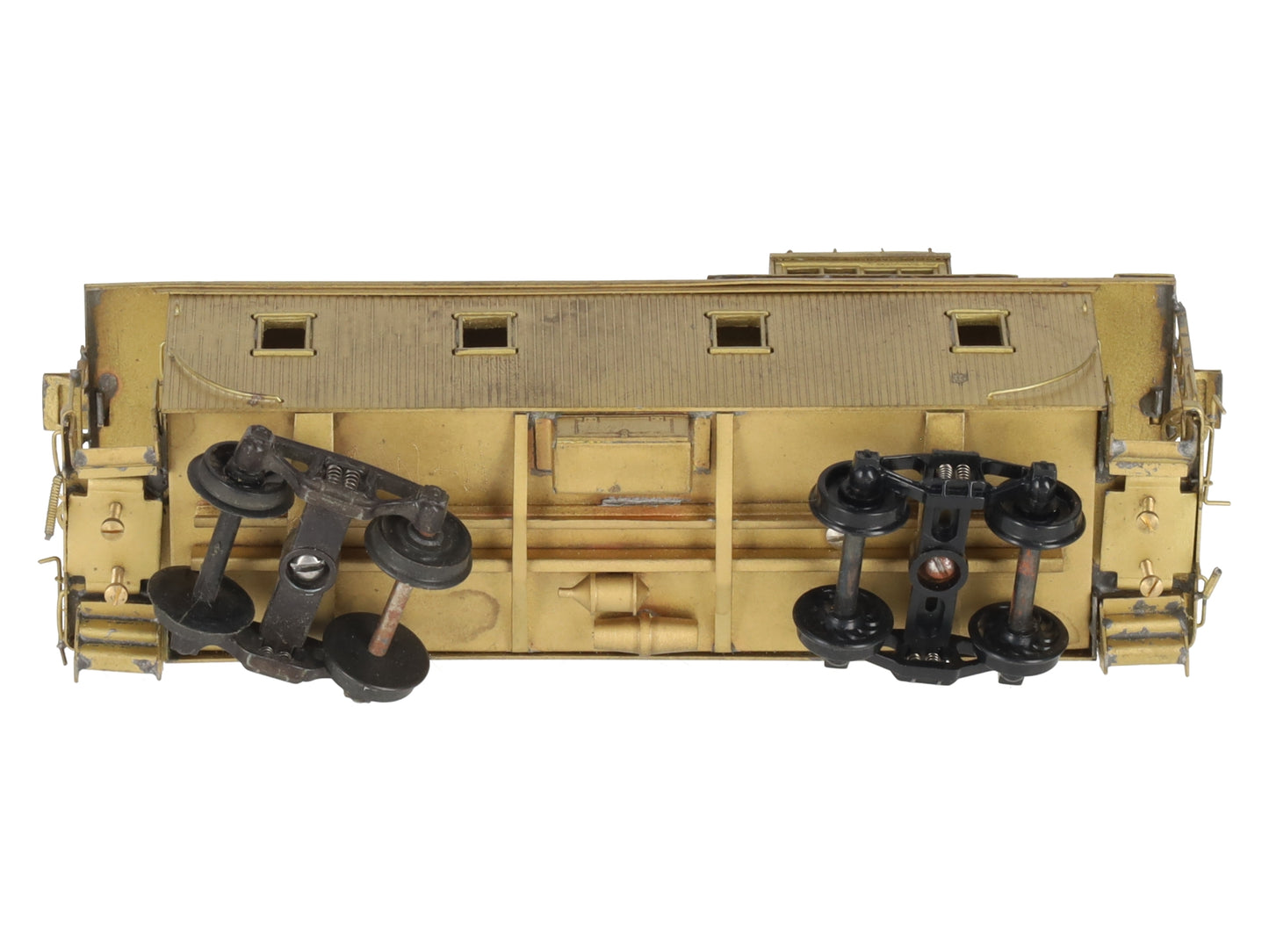 Hallmark Models HO Scale BRASS GM&O Wood Sheathed Caboose - Unpainted VG/Box