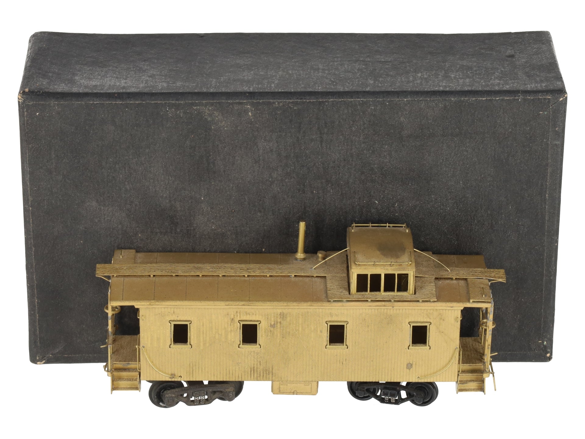 Hallmark Models HO Scale BRASS GM&O Wood Sheathed Caboose - Unpainted VG/Box
