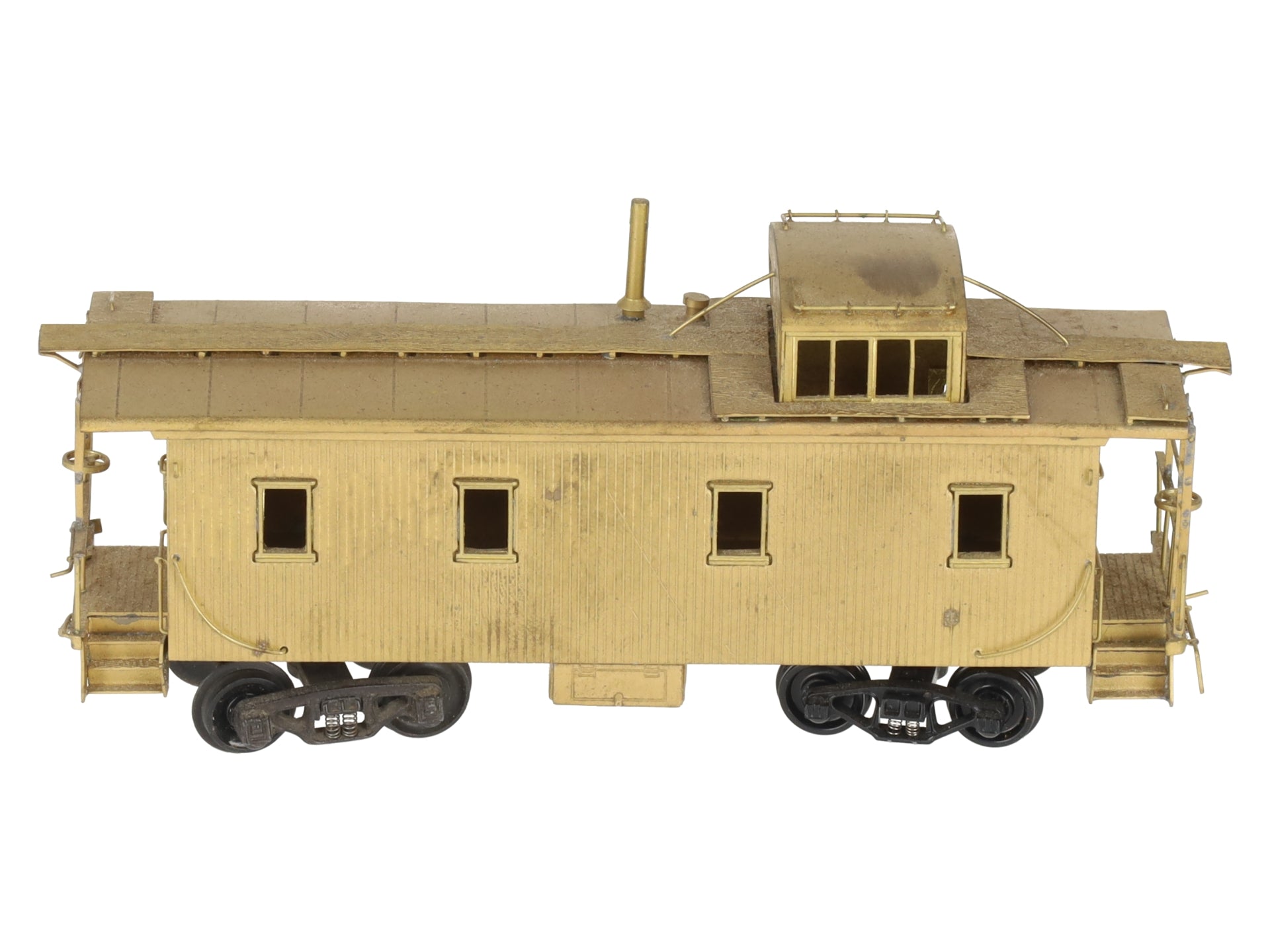 Hallmark Models HO Scale BRASS GM&O Wood Sheathed Caboose - Unpainted VG/Box