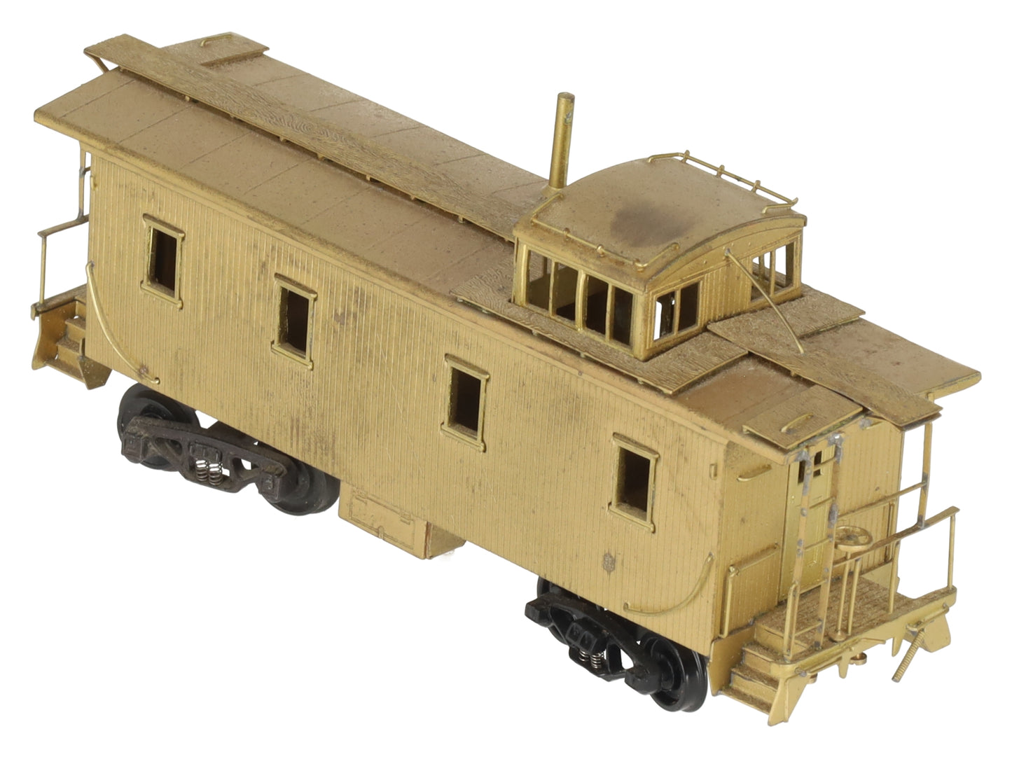 Hallmark Models HO Scale BRASS GM&O Wood Sheathed Caboose - Unpainted VG/Box