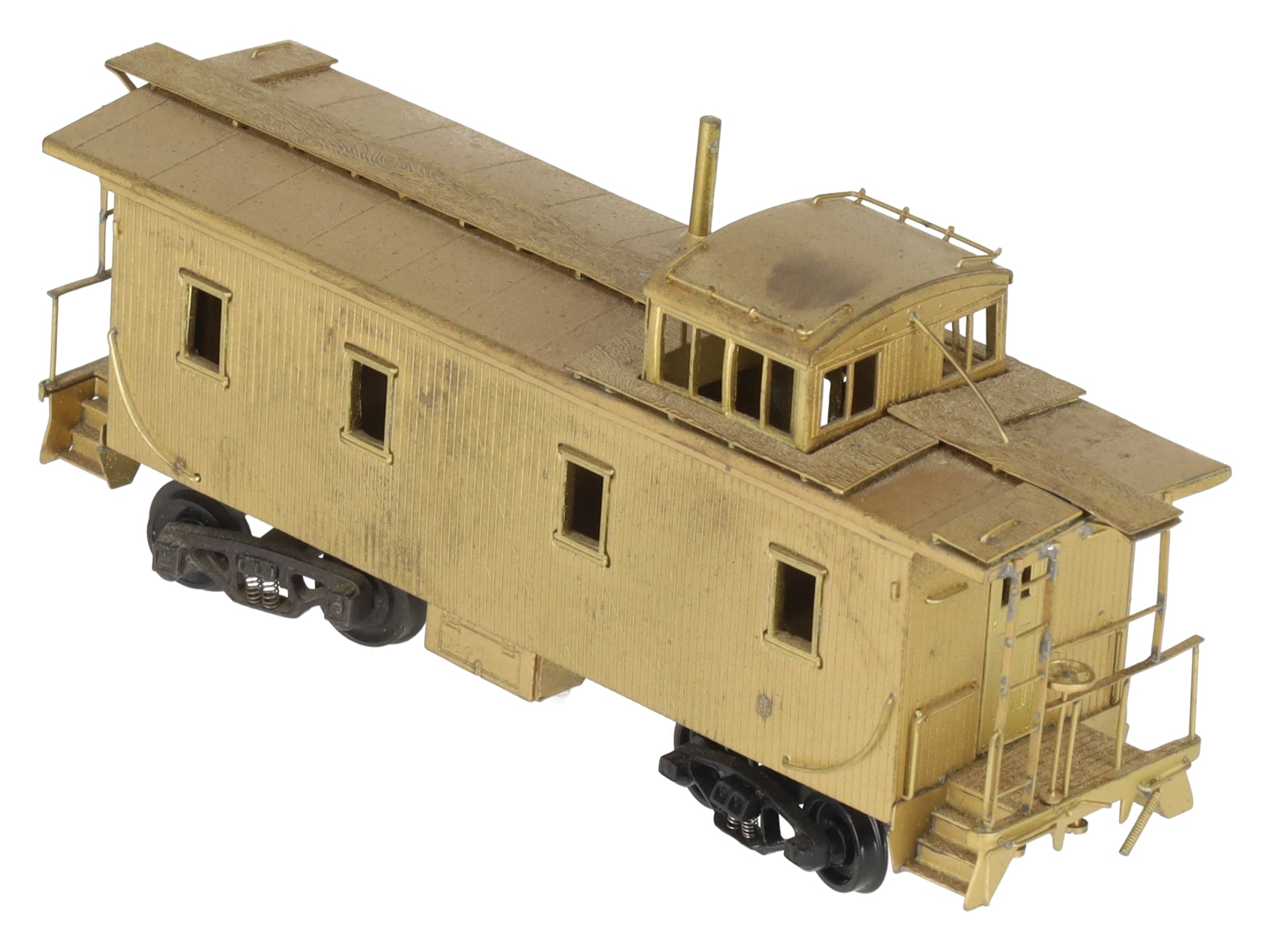 Hallmark Models HO Scale BRASS GM&O Wood Sheathed Caboose - Unpainted VG/Box