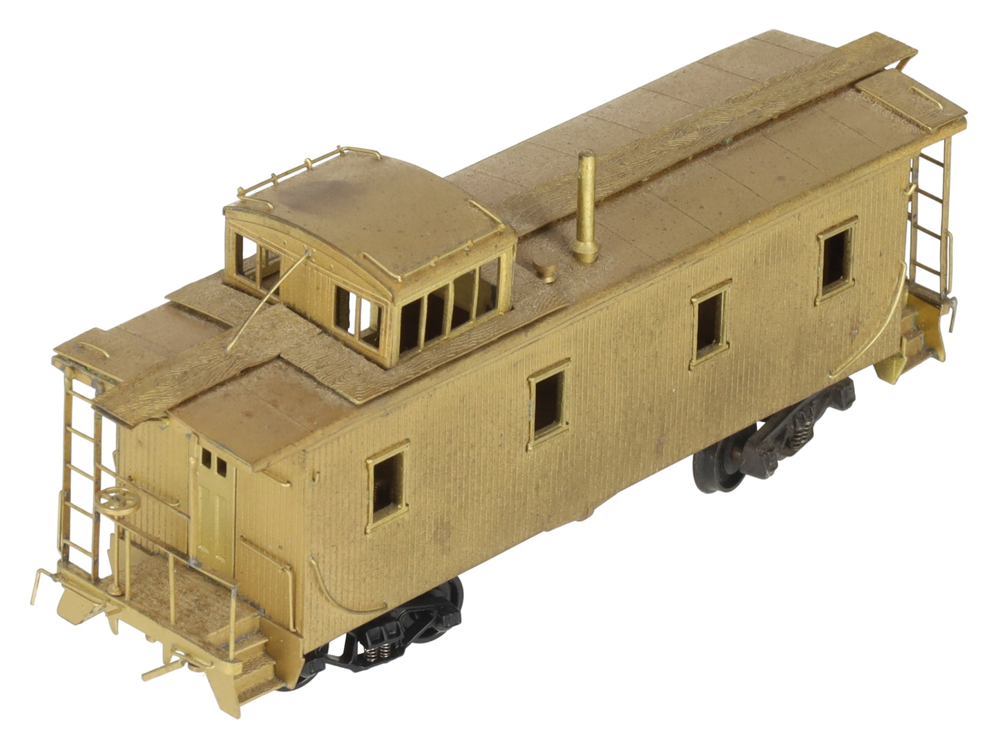 Hallmark Models HO Scale BRASS GM&O Wood Sheathed Caboose - Unpainted VG/Box