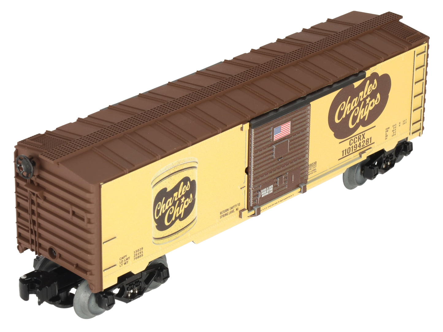 Lionel 6-58038 O Gauge METCA Exclusive Charles Chips 75th Ann. Boxcar #110194281 LN/Box