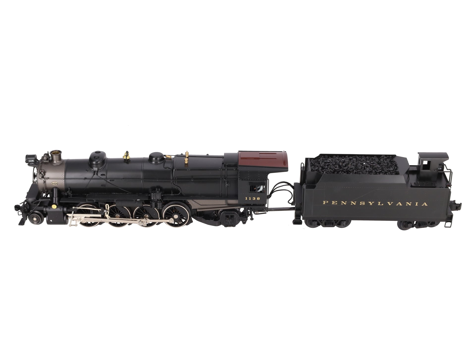 Weaver 1138 BRASS PRR 2-8-2 L-1S Mikado Steam Locomotive #1138 - 3 Rail LN/Box