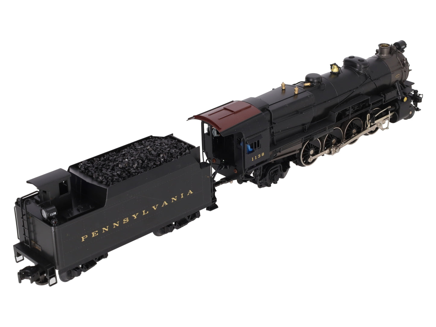 Weaver 1138 BRASS PRR 2-8-2 L-1S Mikado Steam Locomotive #1138 - 3 Rail LN/Box