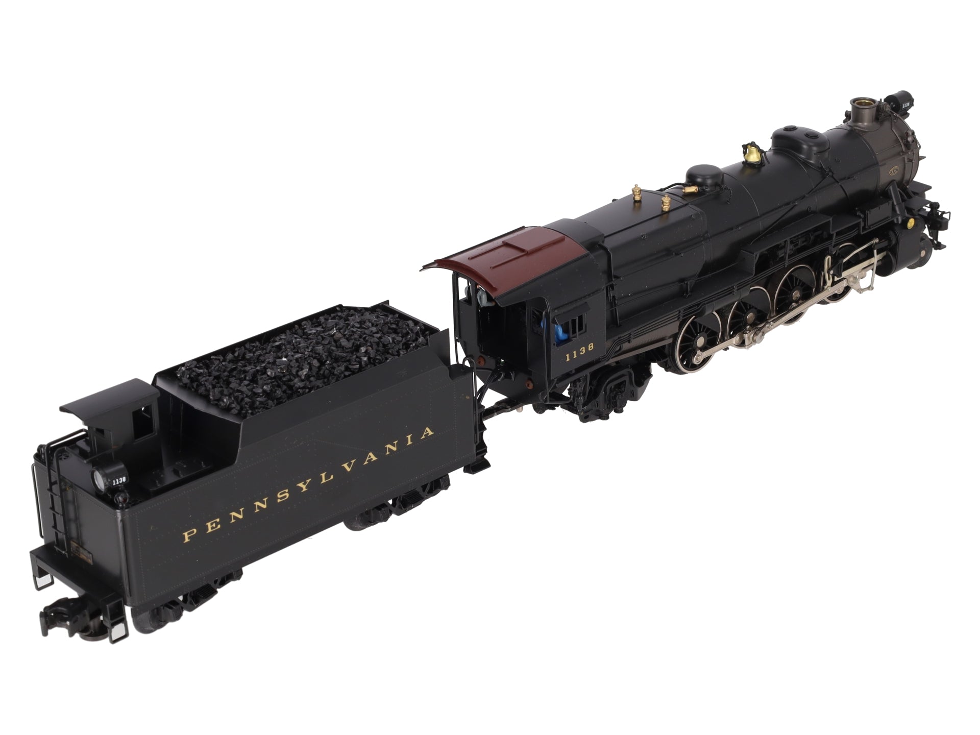 Weaver 1138 BRASS PRR 2-8-2 L-1S Mikado Steam Locomotive #1138 - 3 Rail LN/Box
