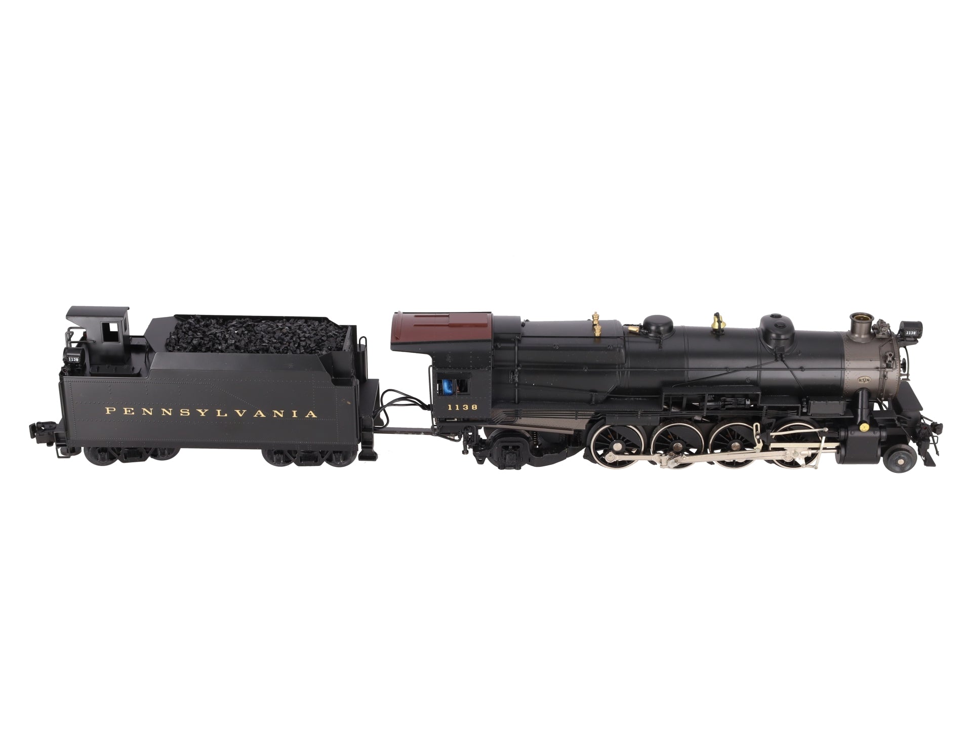 Weaver 1138 BRASS PRR 2-8-2 L-1S Mikado Steam Locomotive #1138 - 3 Rail LN/Box