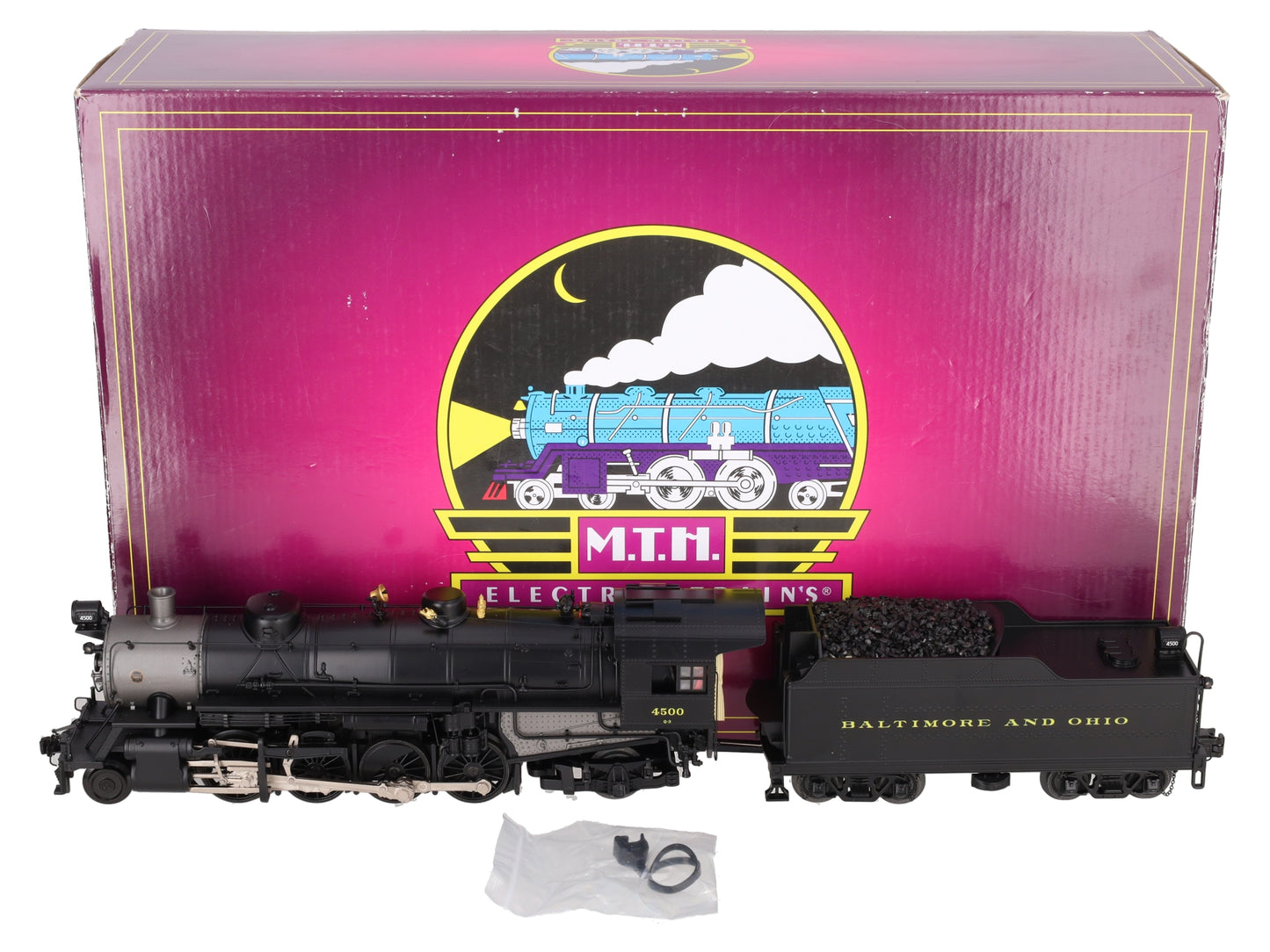 MTH 20-3834-1 O B&O USRA 2-8-2 Steam Locomotive with Proto-Sound 3.0 #4500 LN/Box