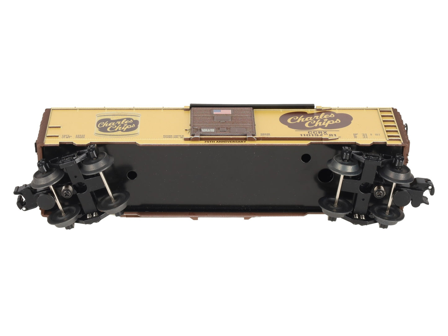 Lionel 6-58038 O Gauge METCA Exclusive Charles Chips 75th Ann. Boxcar #110194281 LN/Box
