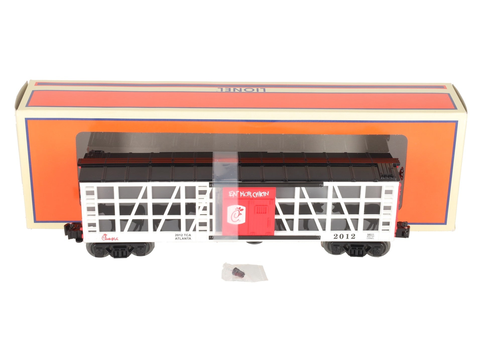 Lionel 6-58511 O Gauge Chick-Fil-A Operating Car TCA Convention Car #2012 LN/Box