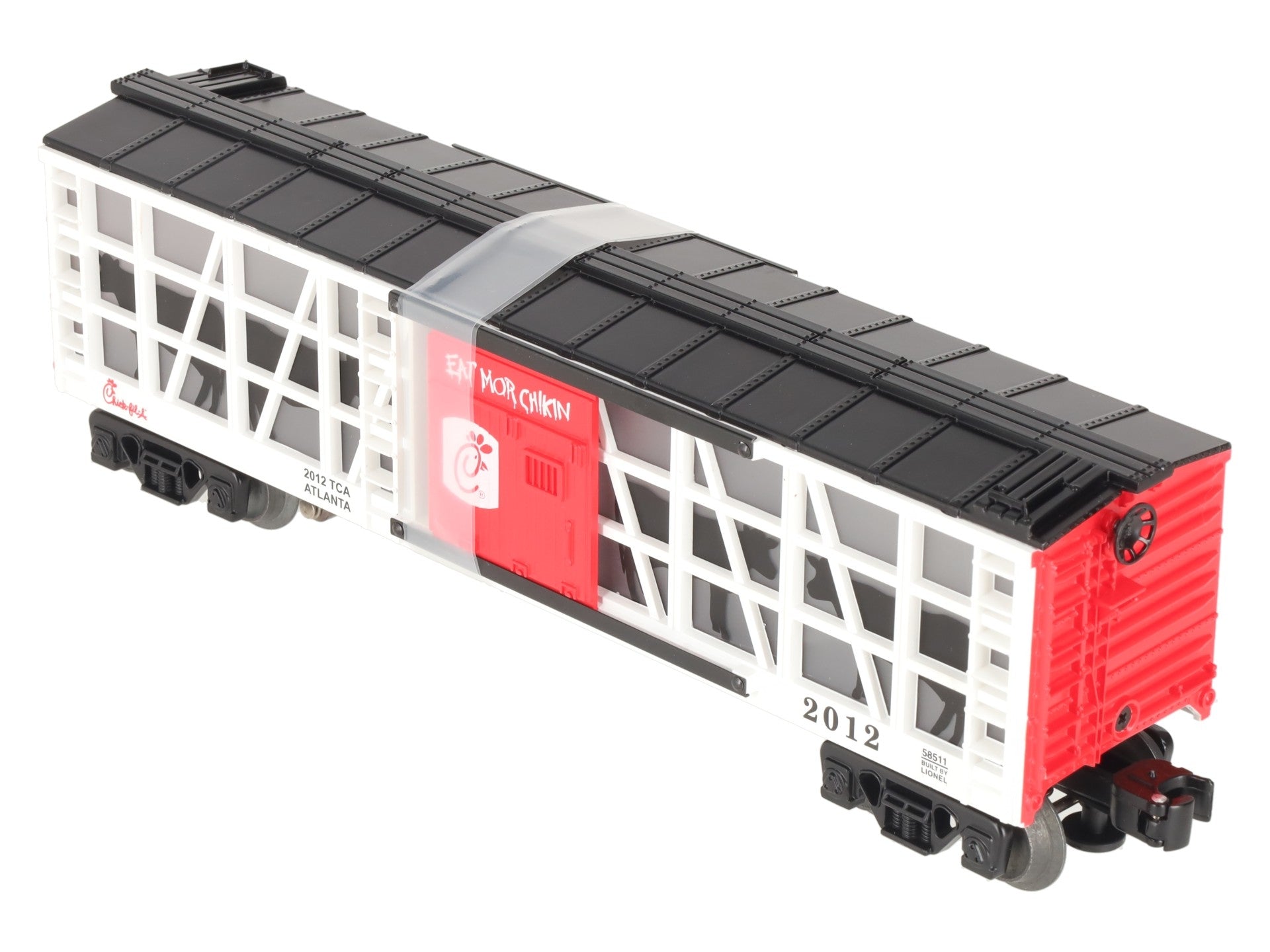 Lionel 6-58511 O Gauge Chick-Fil-A Operating Car TCA Convention Car #2012 LN/Box