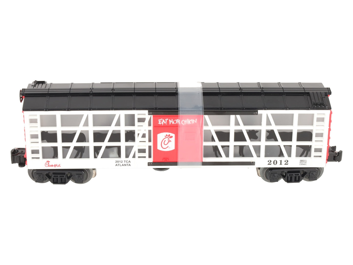 Lionel 6-58511 O Gauge Chick-Fil-A Operating Car TCA Convention Car #2012 LN/Box