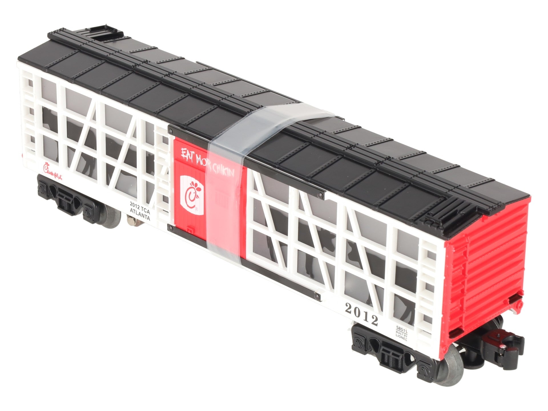 Lionel 6-58511 O Gauge Chick-Fil-A Operating Car TCA Convention Car #2012 LN/Box