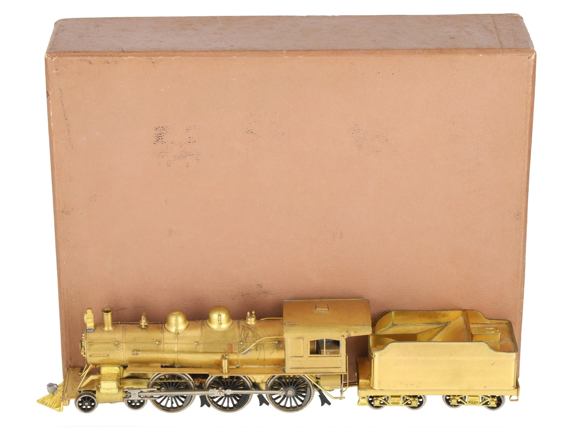 LMB HO Brass Lakeshore & Michigan Southern 4-6-0 Steam Locomotive w/Tender EX/Box