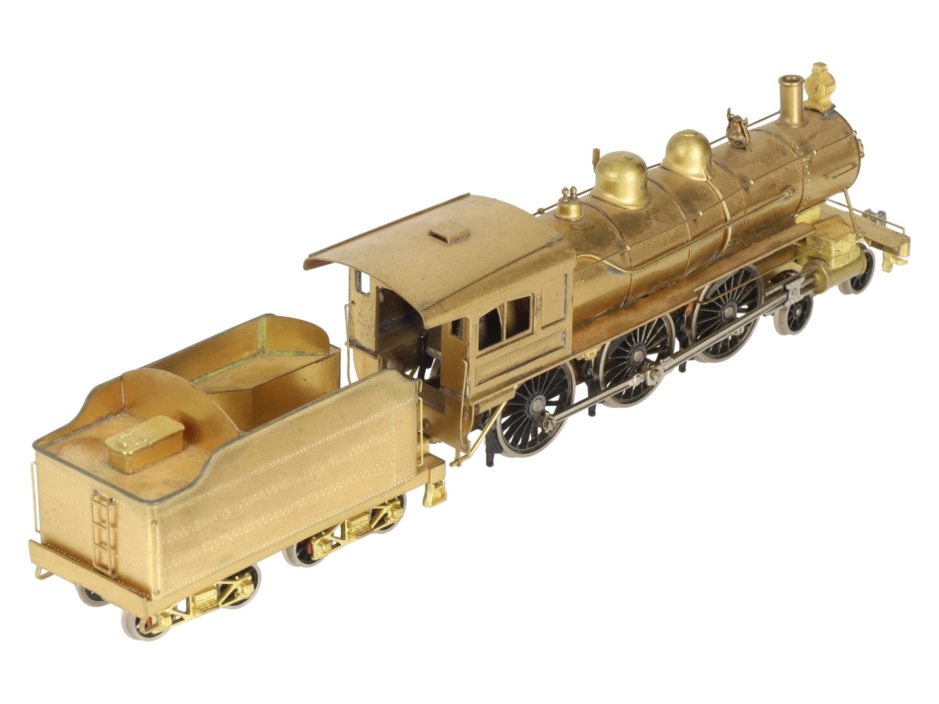 LMB HO Brass Lakeshore & Michigan Southern 4-6-0 Steam Locomotive w/Tender EX/Box