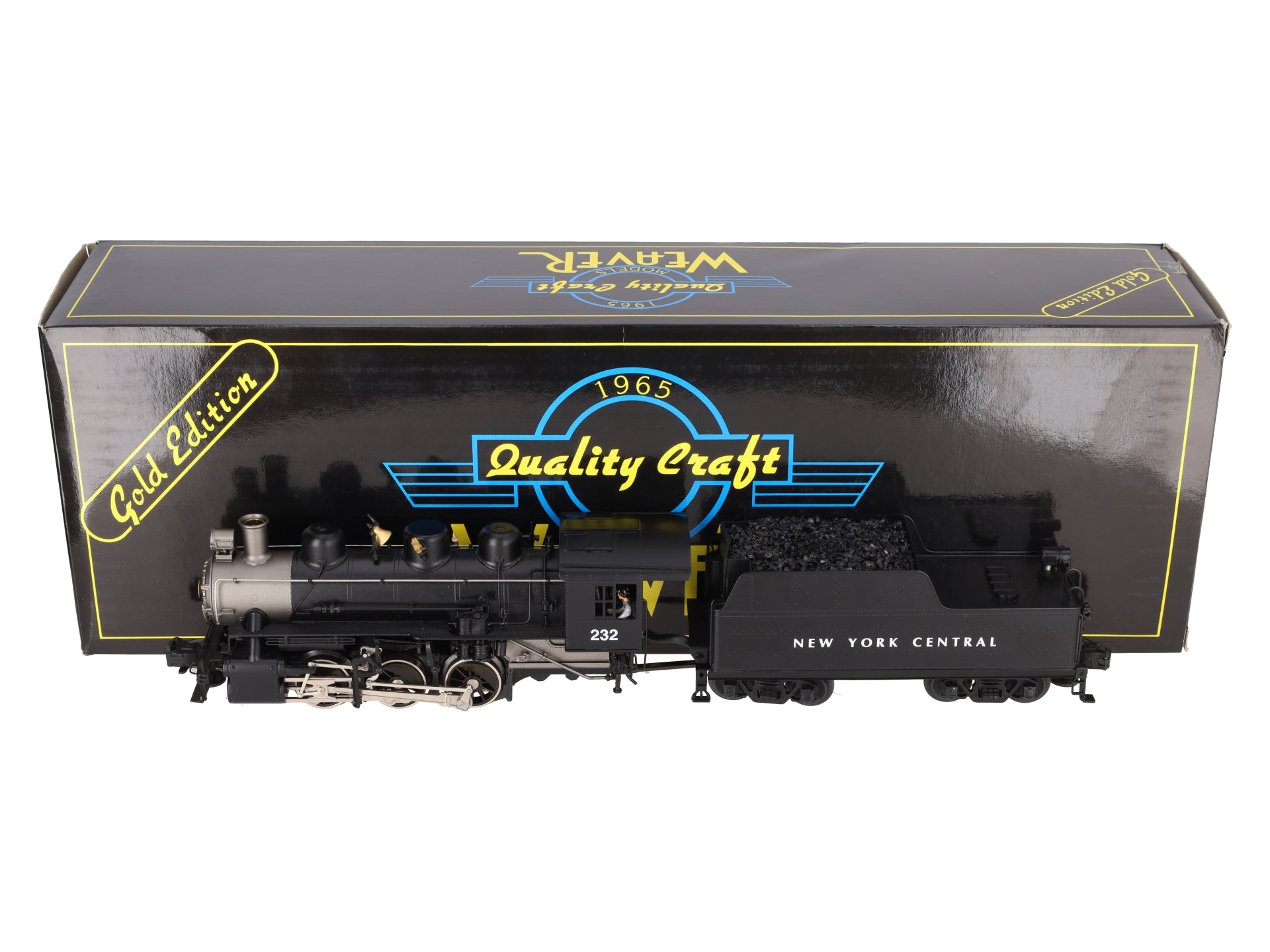 Weaver 232 O Gauge BRASS New York Central USRA 0-6-0 Switcher #232 (3-Rail) EX/Box