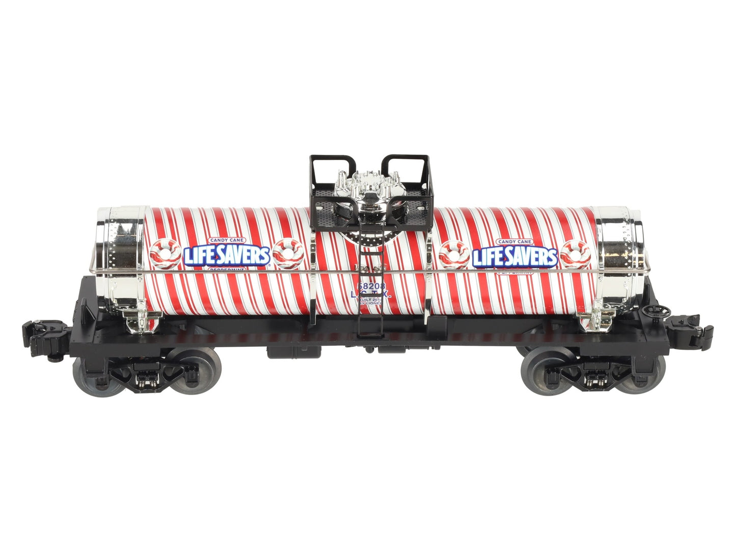 Lionel 6-58208 O Gauge Candy Cane Peppermint Lifesavers Tank Car #58208 LN/Box