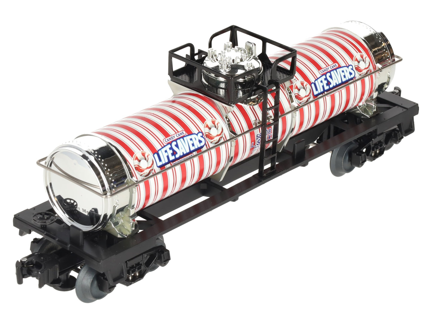 Lionel 6-58208 O Gauge Candy Cane Peppermint Lifesavers Tank Car #58208 LN/Box