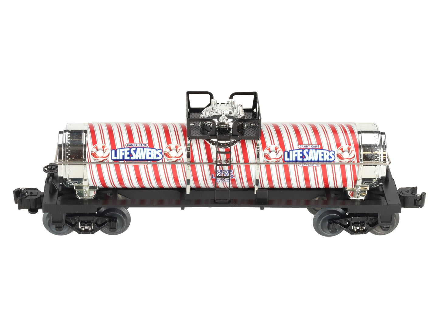 Lionel 6-58208 O Gauge Candy Cane Peppermint Lifesavers Tank Car #58208 LN/Box