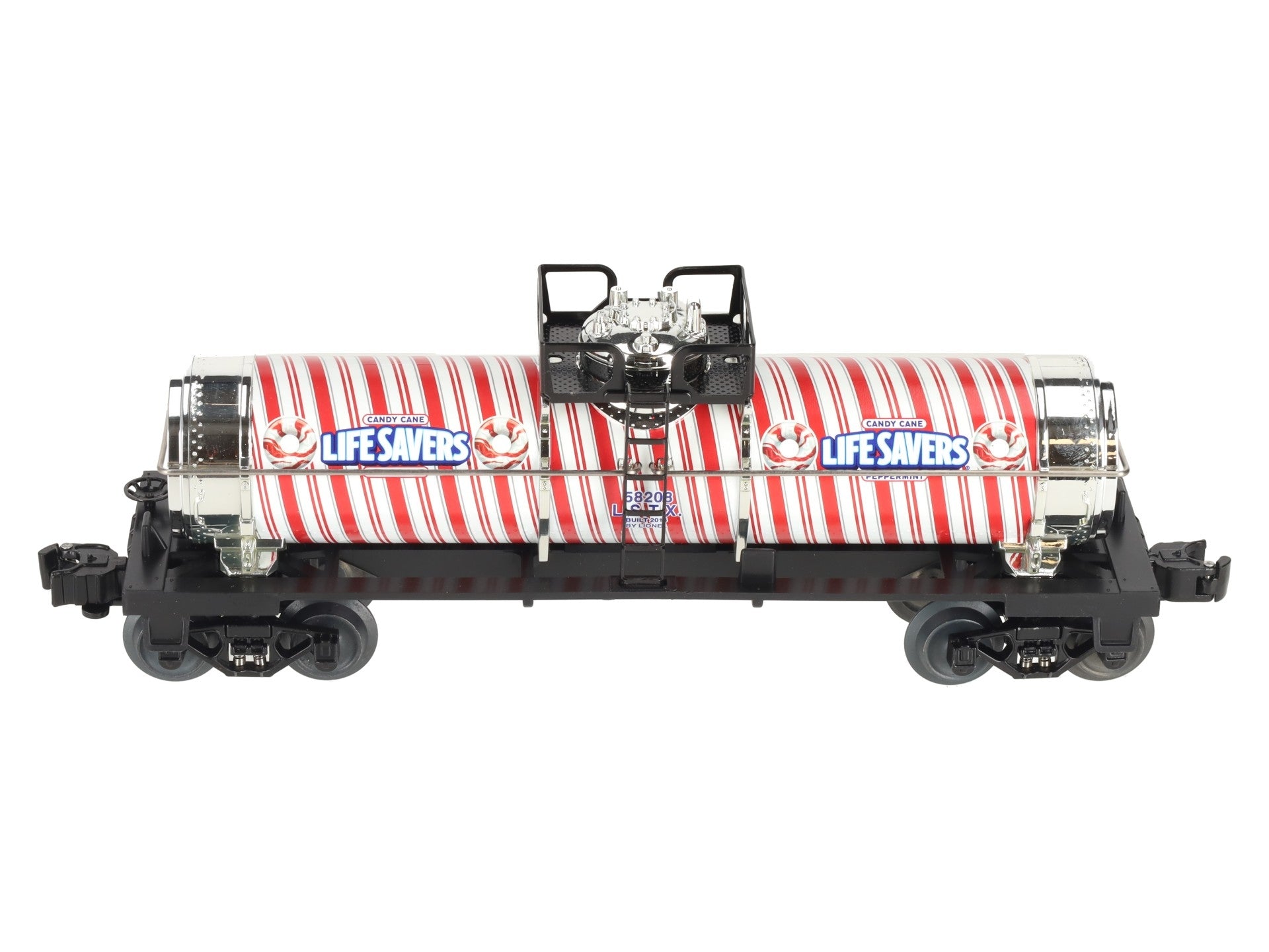 Lionel 6-58208 O Gauge Candy Cane Peppermint Lifesavers Tank Car #58208 LN/Box
