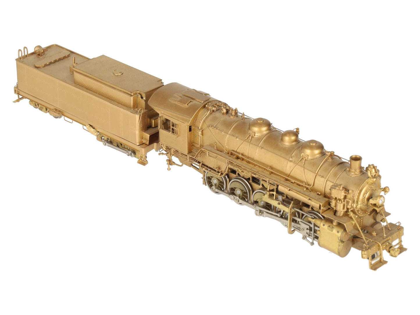 Westside Model Co. HO BRASS "The Brute" 2-10-0 Steam Locomotive & Tender EX/Box