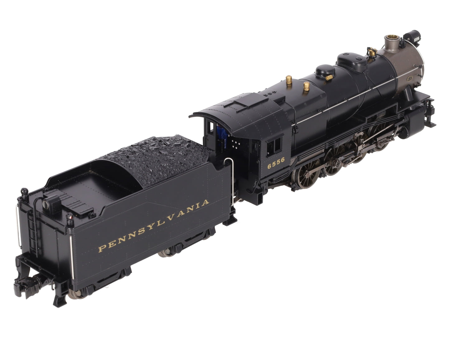 Weaver 1800LP O Pennsylvania 0-8-0 Steam Locomotive and Tender #6556 (3 Rail) EX/Box