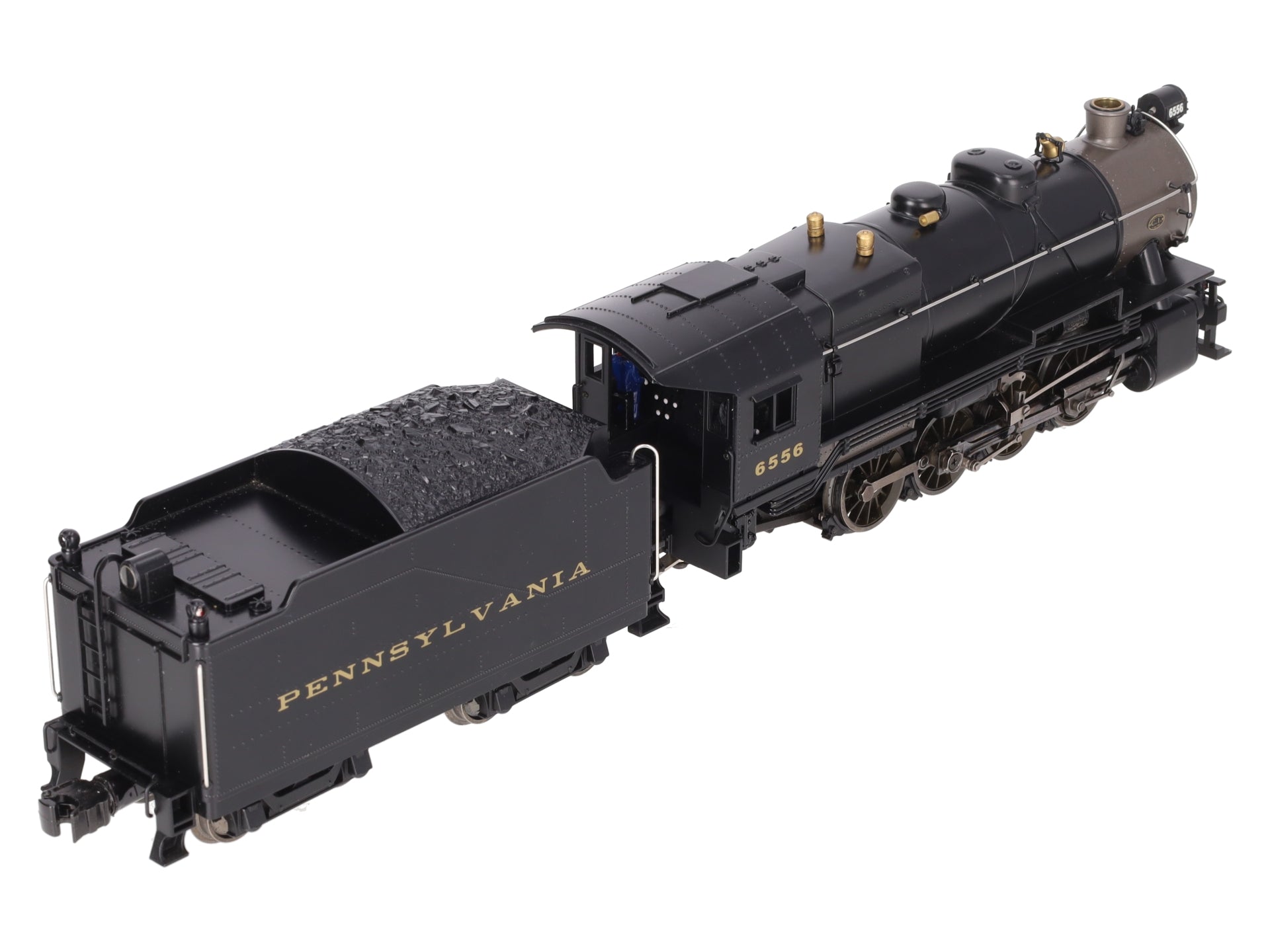 Weaver 1800LP O Pennsylvania 0-8-0 Steam Locomotive and Tender #6556 (3 Rail) EX/Box