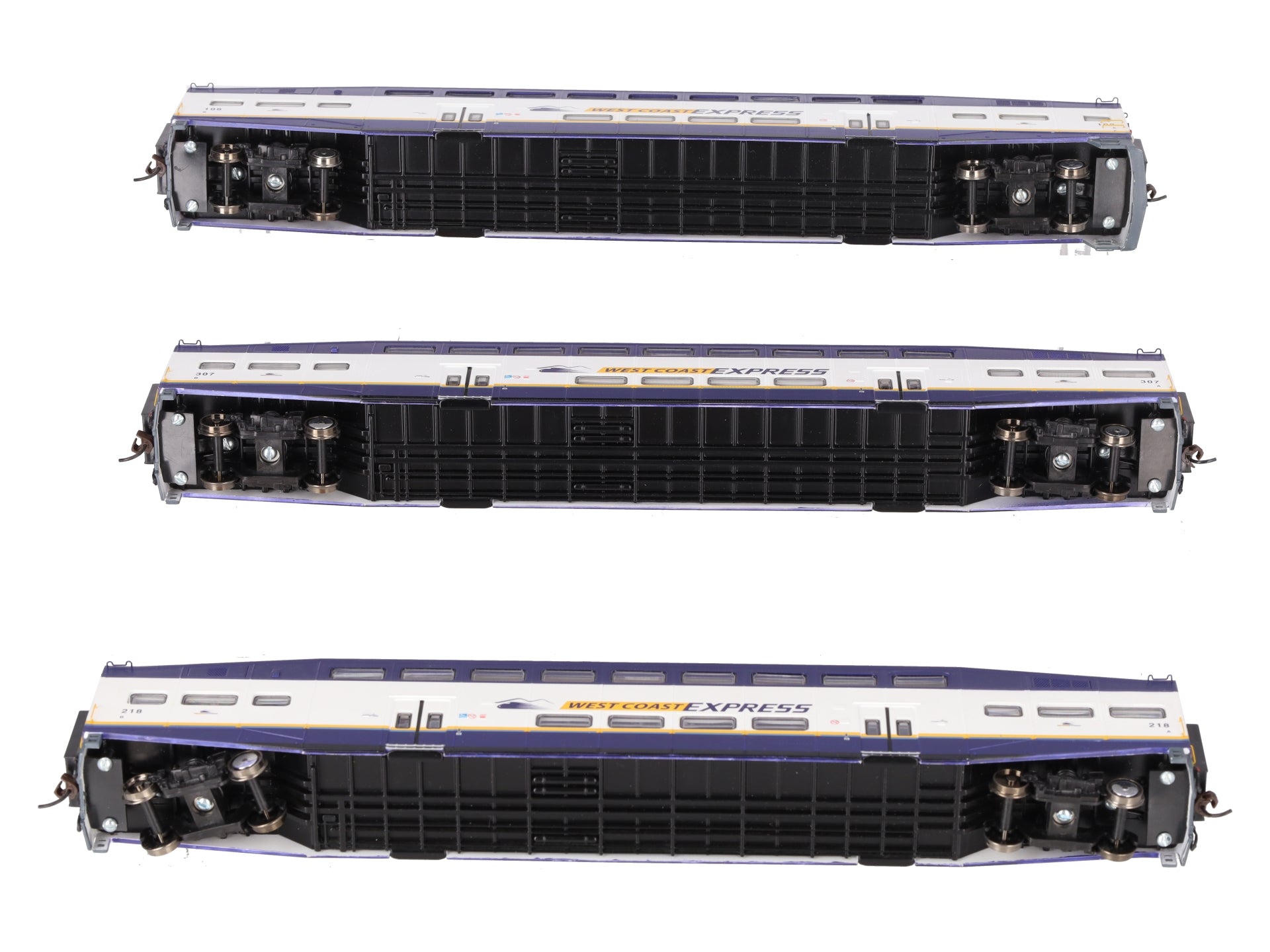 Athearn 2584 HO Scale West Coast Express Bombardier Control Car # 108/ Coach Ca LN/Box