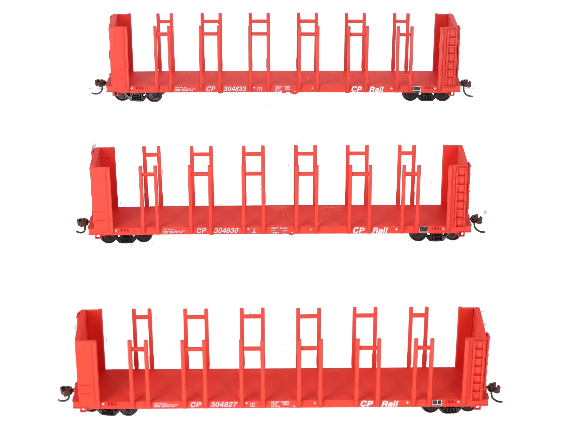 Walthers 932-33152 HO Scale Canadian Pacific 63' Pulpwood Car 3 Pack LN/Box