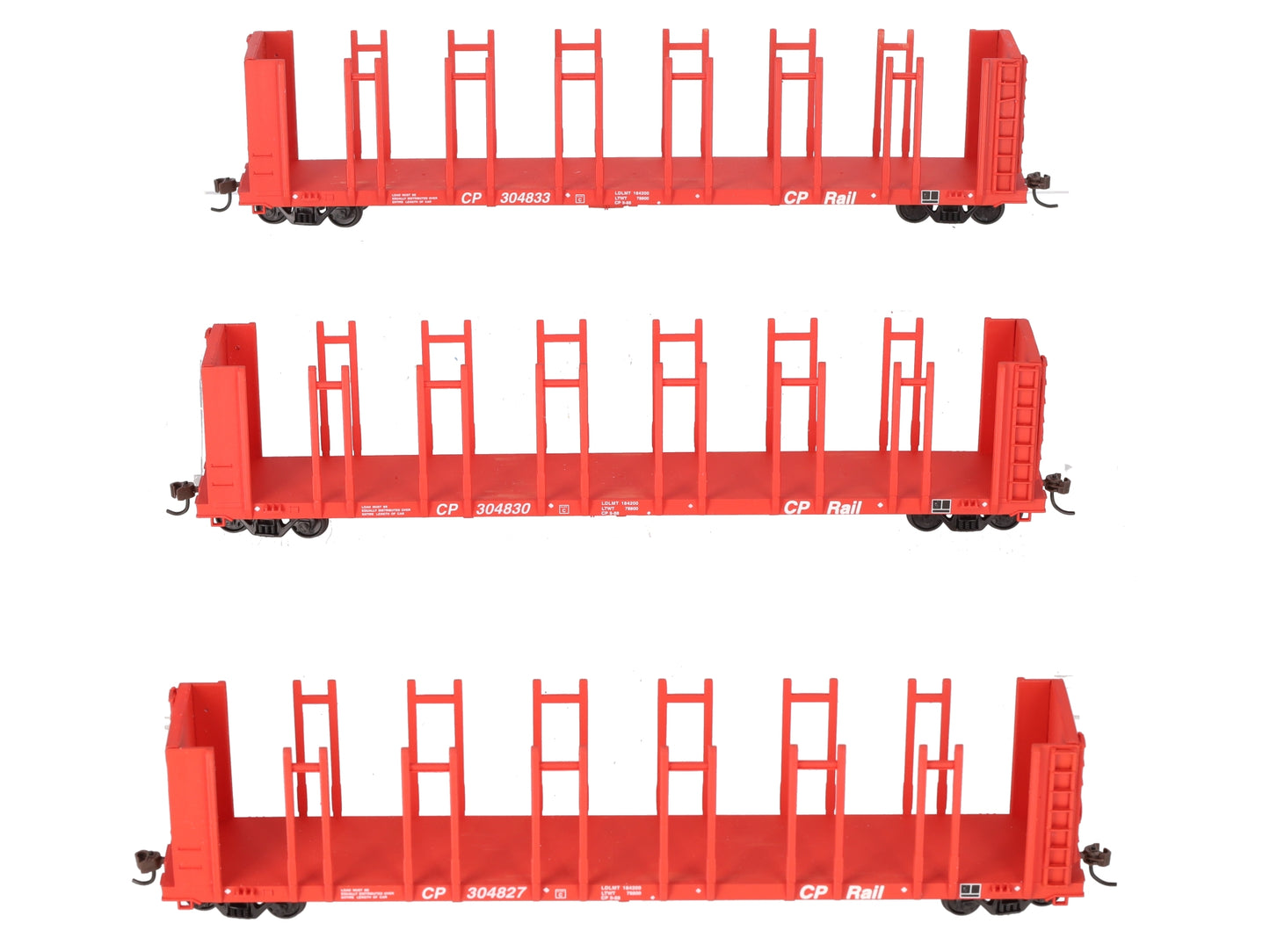 Walthers 932-33152 HO Scale Canadian Pacific 63' Pulpwood Car 3 Pack LN/Box