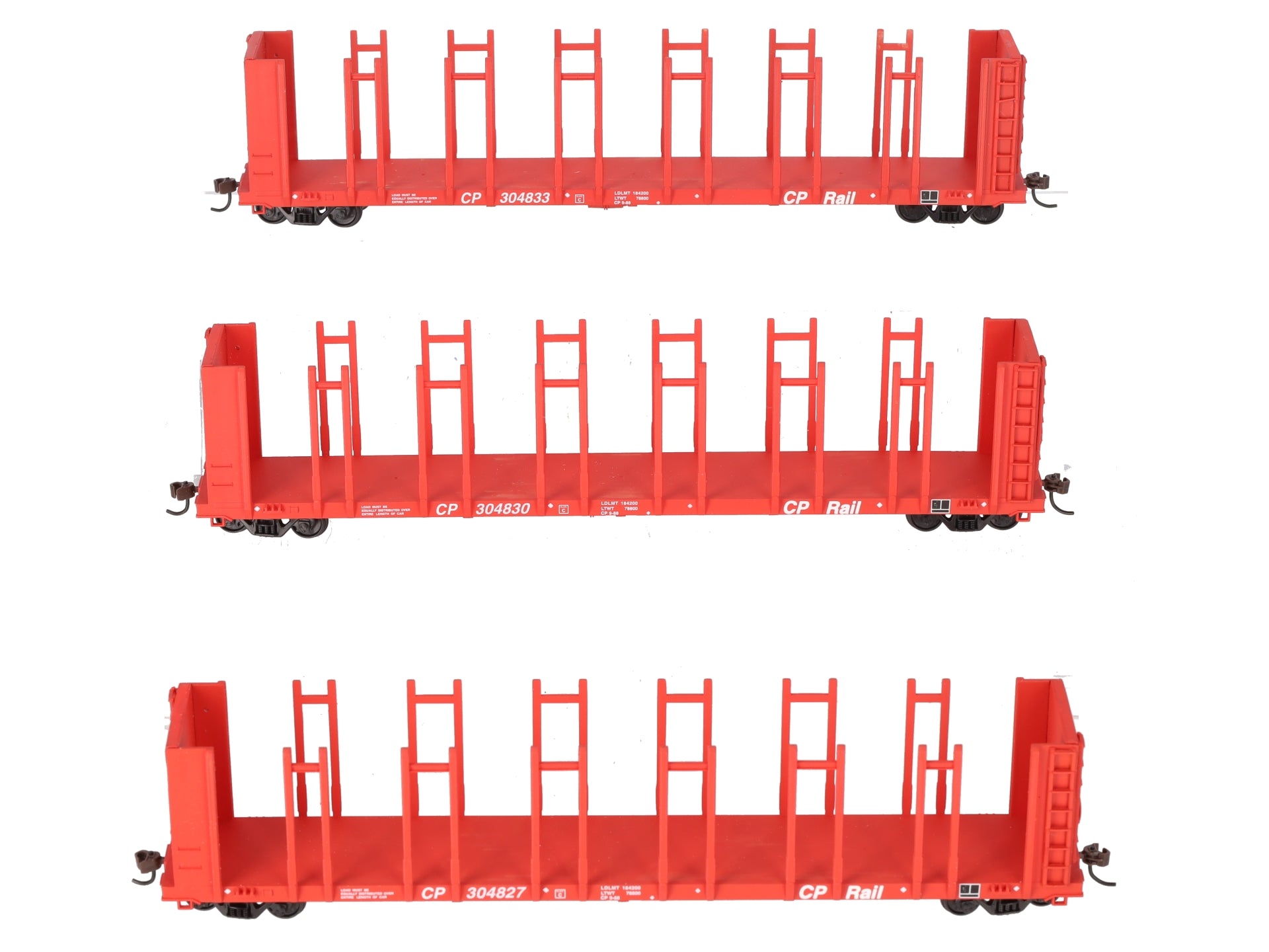Walthers 932-33152 HO Scale Canadian Pacific 63' Pulpwood Car 3 Pack LN/Box