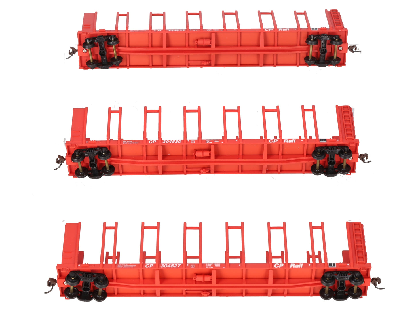 Walthers 932-33152 HO Scale Canadian Pacific 63' Pulpwood Car 3 Pack LN/Box